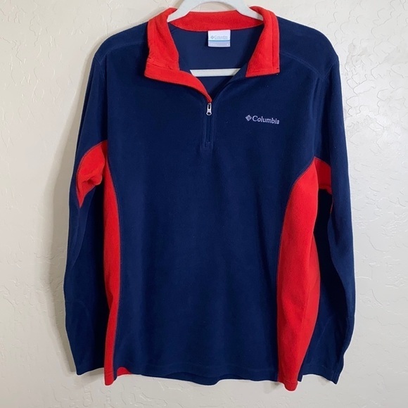 Columbia 1/4 zip fleece pullover - Picture 1 of 7
